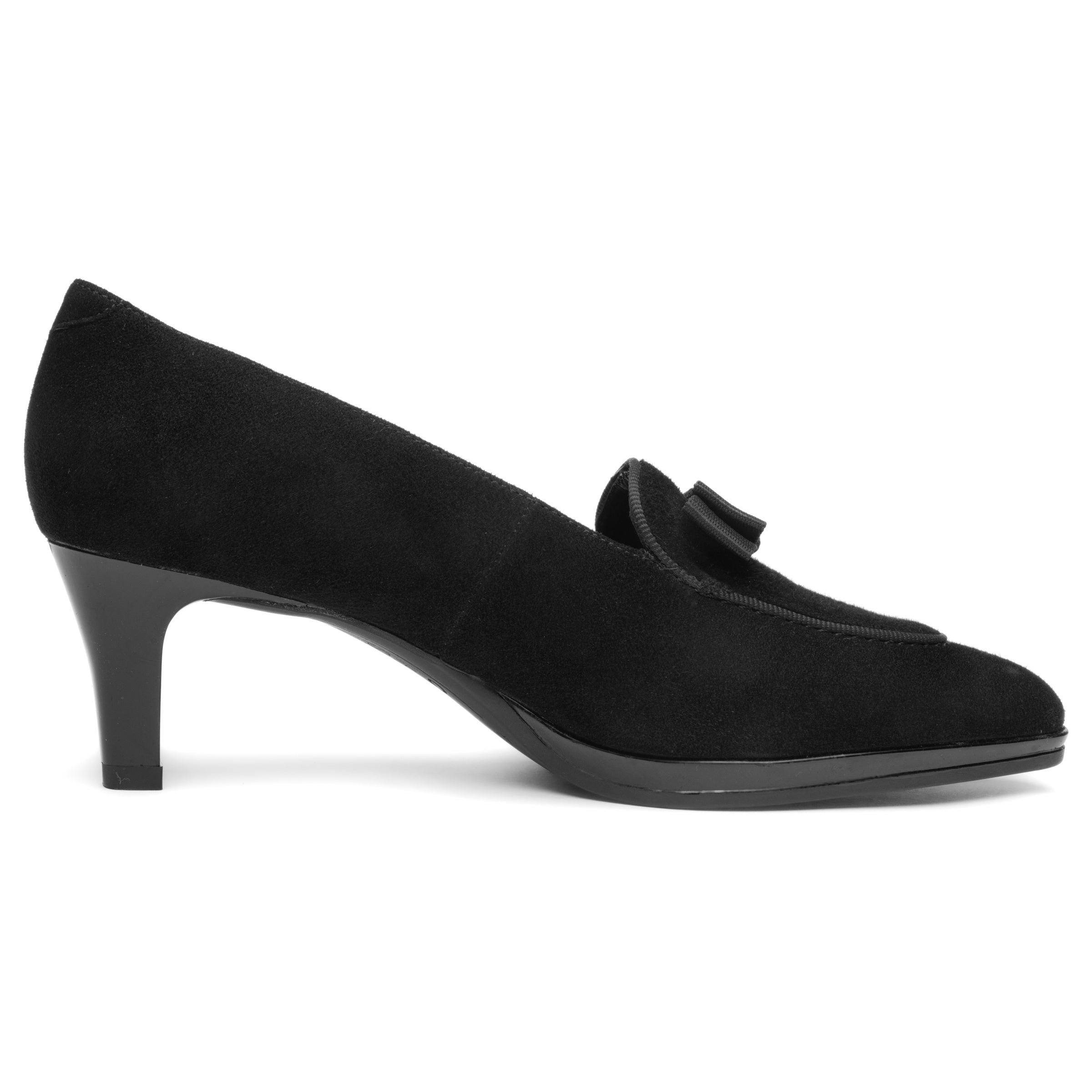 ARA SHOES Azalea Black Suede Leather