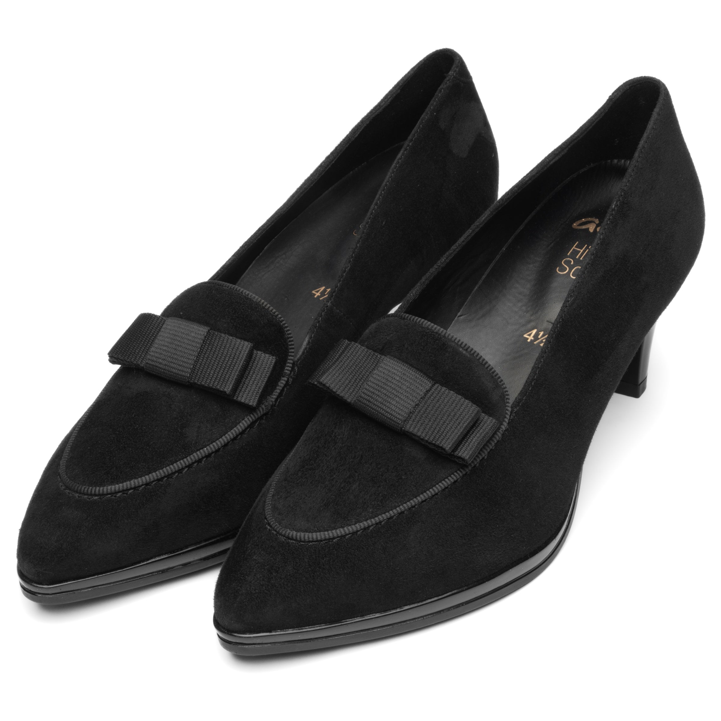 ARA SHOES Azalea Black Suede Leather