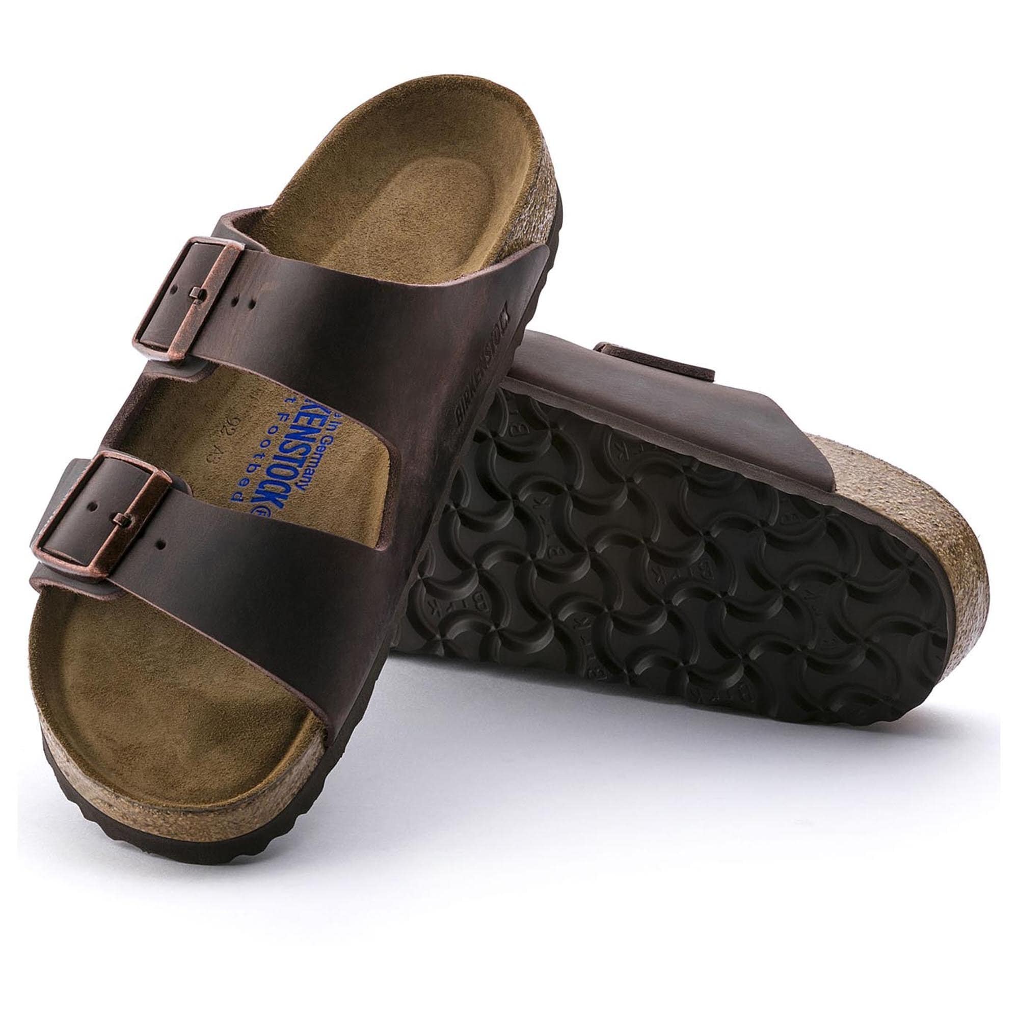 BIRKENSTOCK ARIZONA SOFT FOOTBED HABANA OILED LEATHER