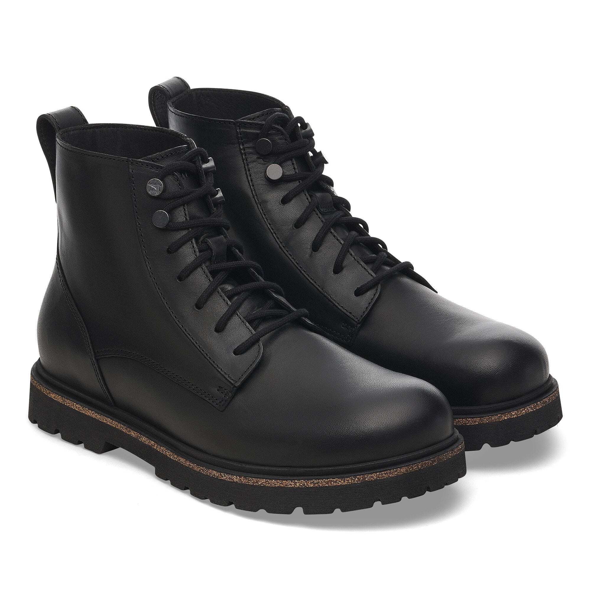 BIRKENSTOCK HIGHWOOD MID LACE CUIR NOIR