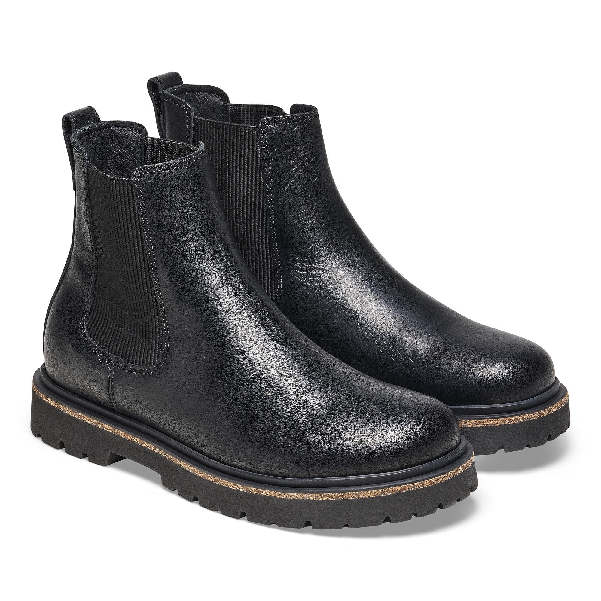 BIRKENSTOCK HIGHWOOD SLIP-ON EN CUIR NOIR