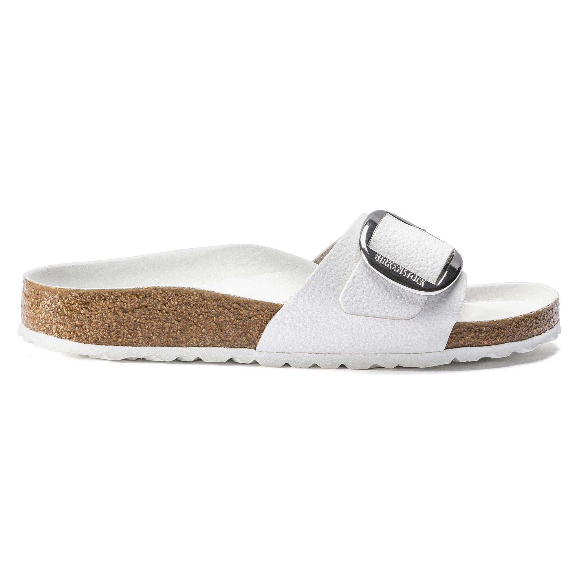 BIRKENSTOCK MADRID GRANDE BOUCLE CUIR BLANC