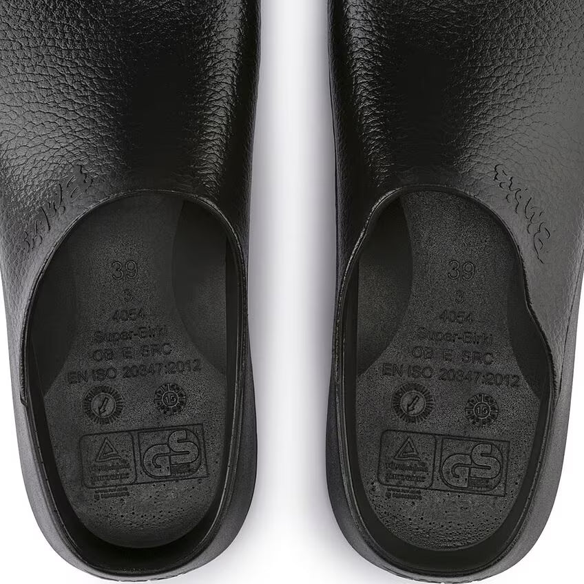 BIRKENSTOCK SUPER BIRKI POLYURÉTHANE NOIR
