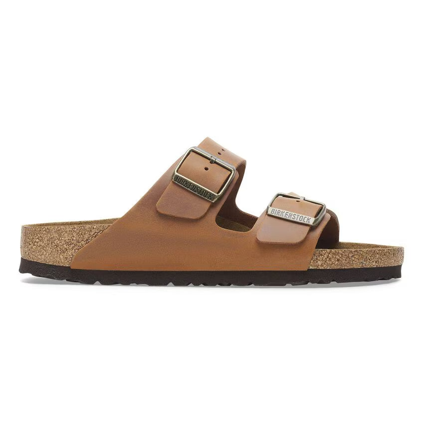 BIRKENSTOCK ARIZONA CUIR HUILÉ COGNAC