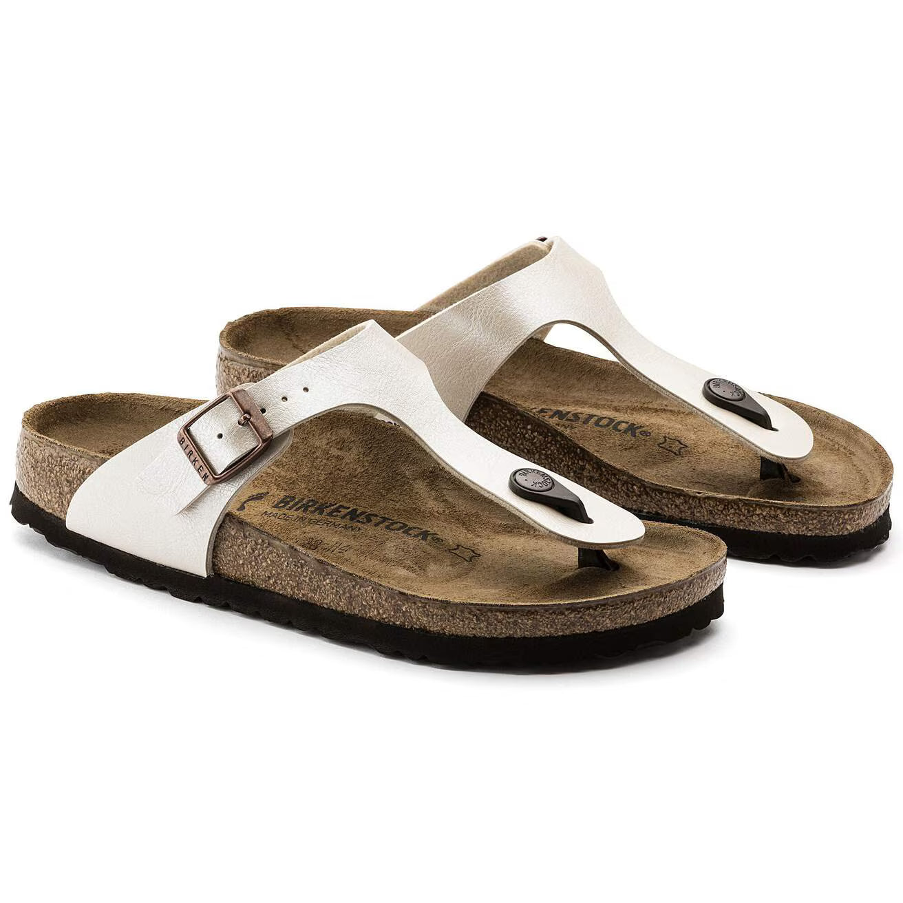 BIRKENSTOCK GIZEH BF GRACEFUL PEARL BLANC