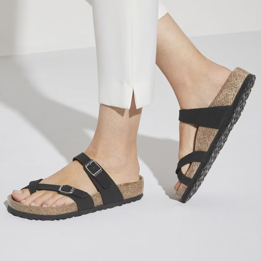 BIRKENSTOCK MAYARI VEGAN NOIR BIRKOBUC
