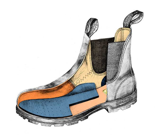 BLUNDSTONE 585 CLASSIC RUSTIC BROWN