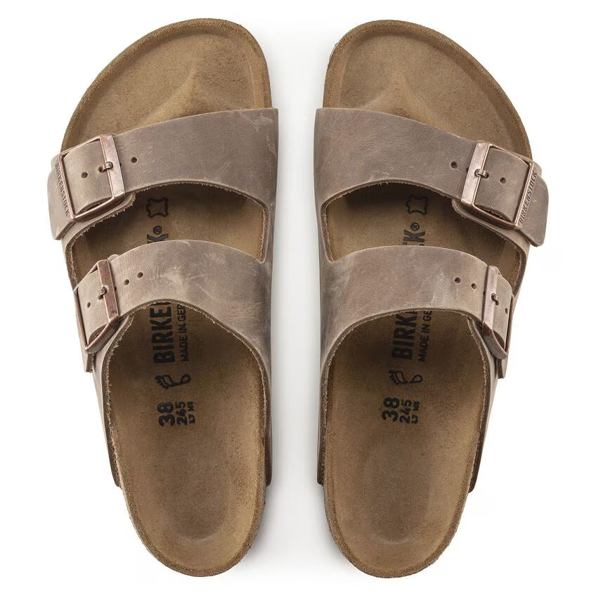 BIRKENSTOCK ARIZONA Cuir huilé
