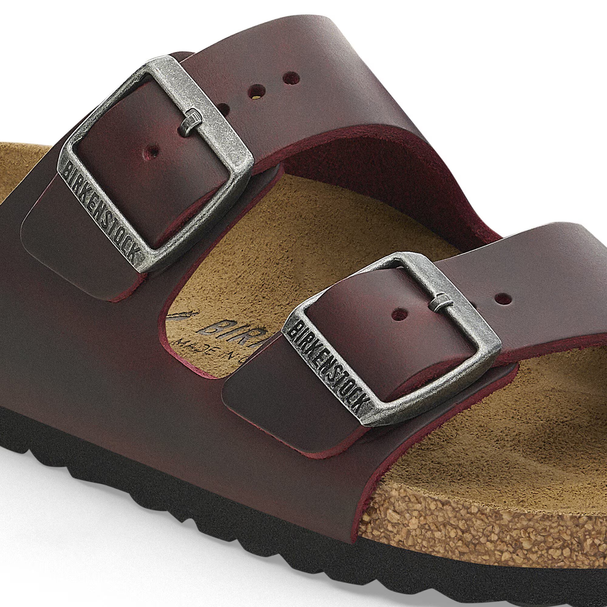 BIRKENSTOCK ARIZONA ZINFANDEL CUIR HUILÉ