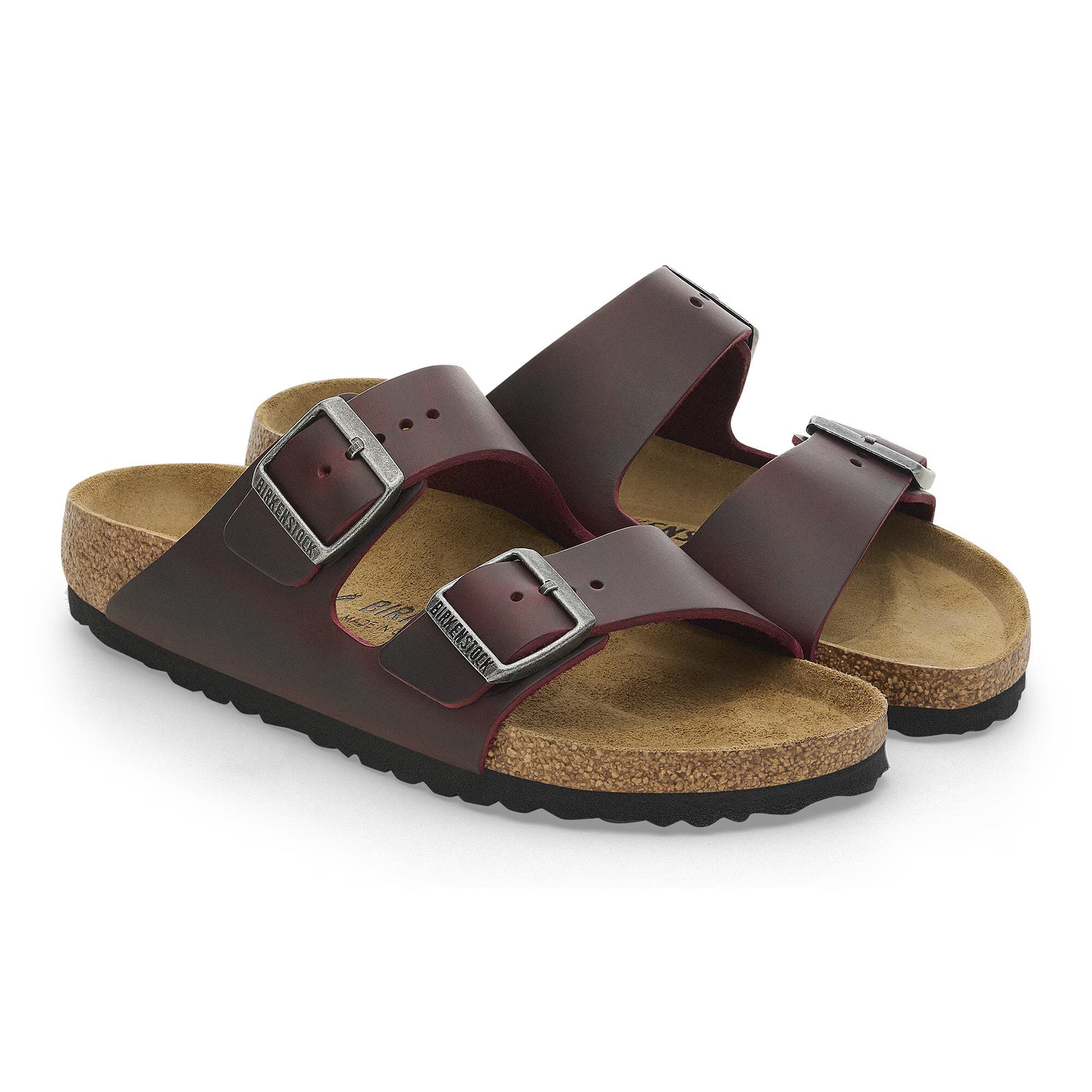 BIRKENSTOCK ARIZONA ZINFANDEL CUIR HUILÉ
