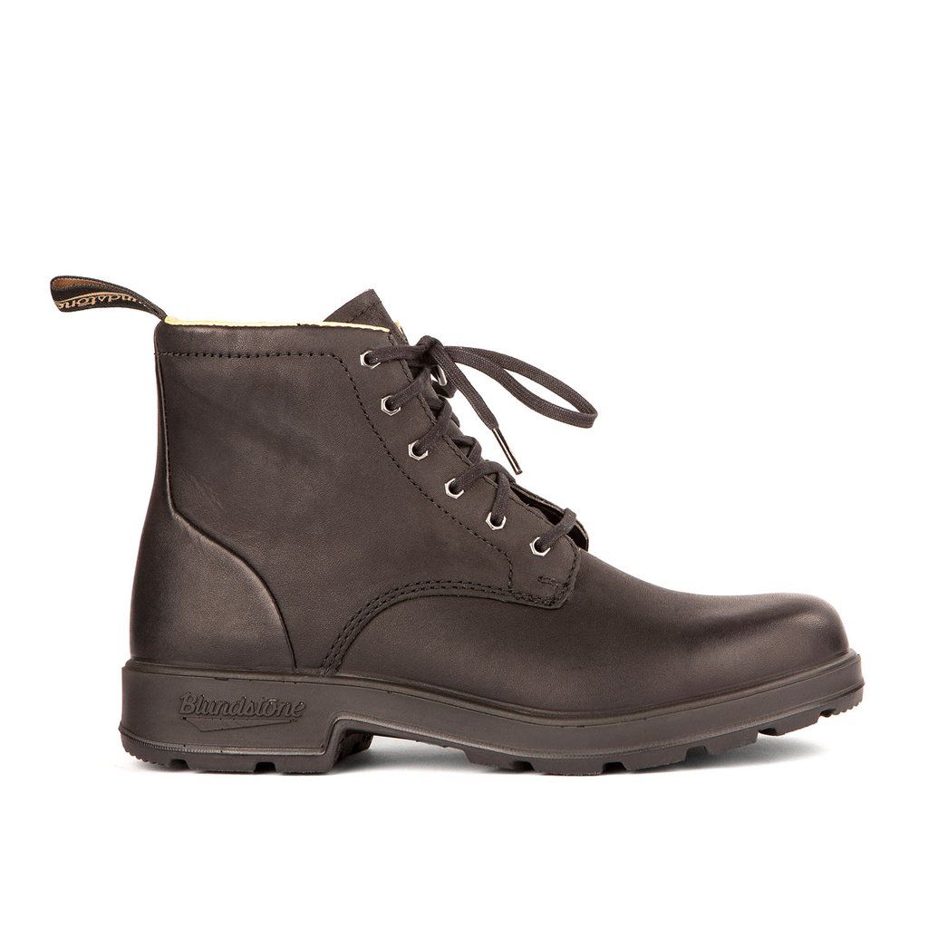 BLUNDSTONE 1938 ORIGINAL DOUBLÉE EN CUIR ET LACETS NOIRS