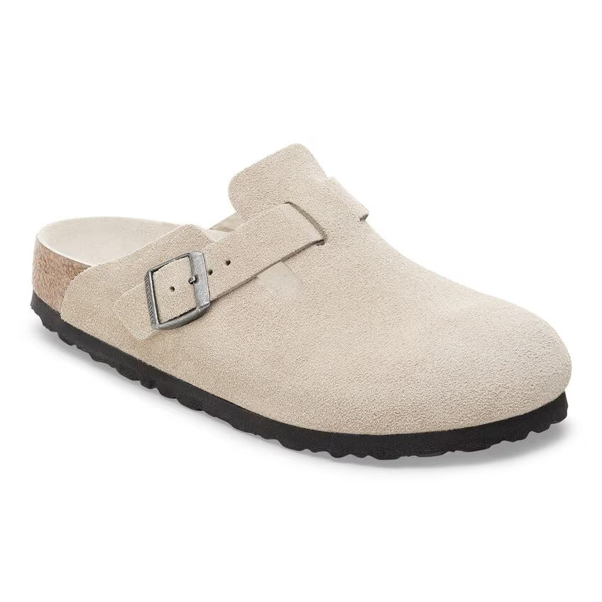 Birkenstock Boston Soft Footbed Suede Leather