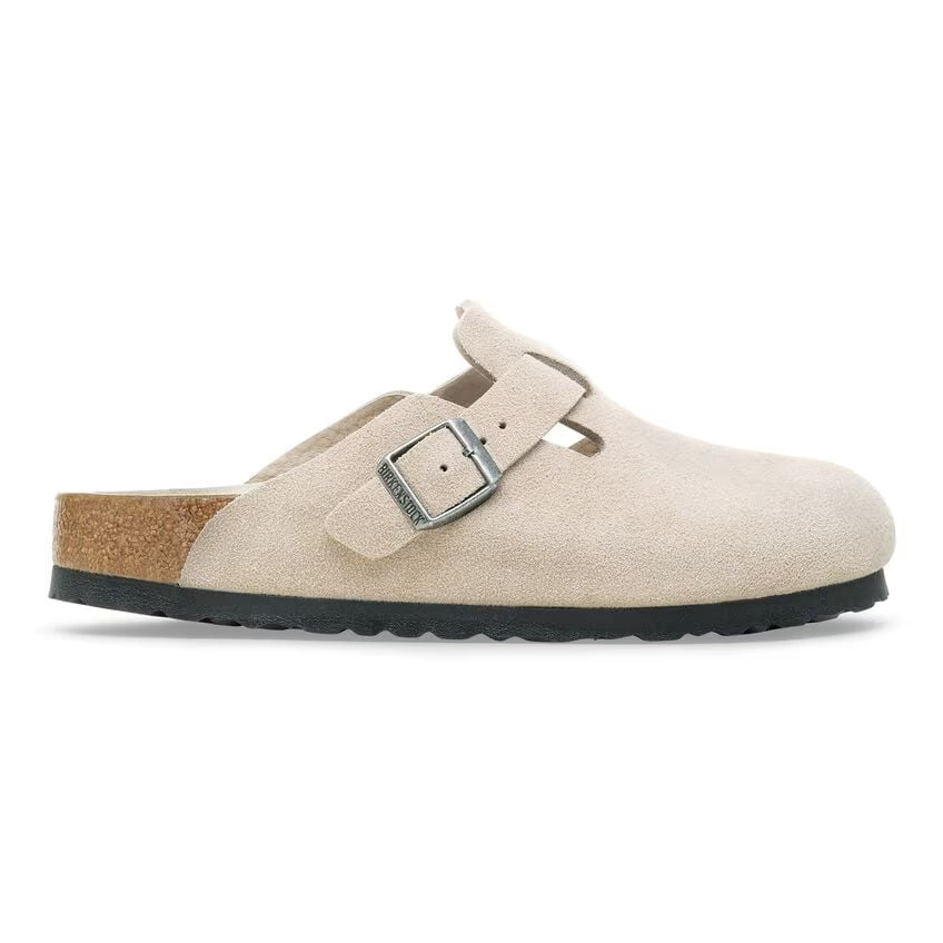 Birkenstock Boston Soft Footbed Suede Leather