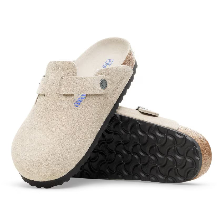 Birkenstock Boston Soft Footbed Suede Leather