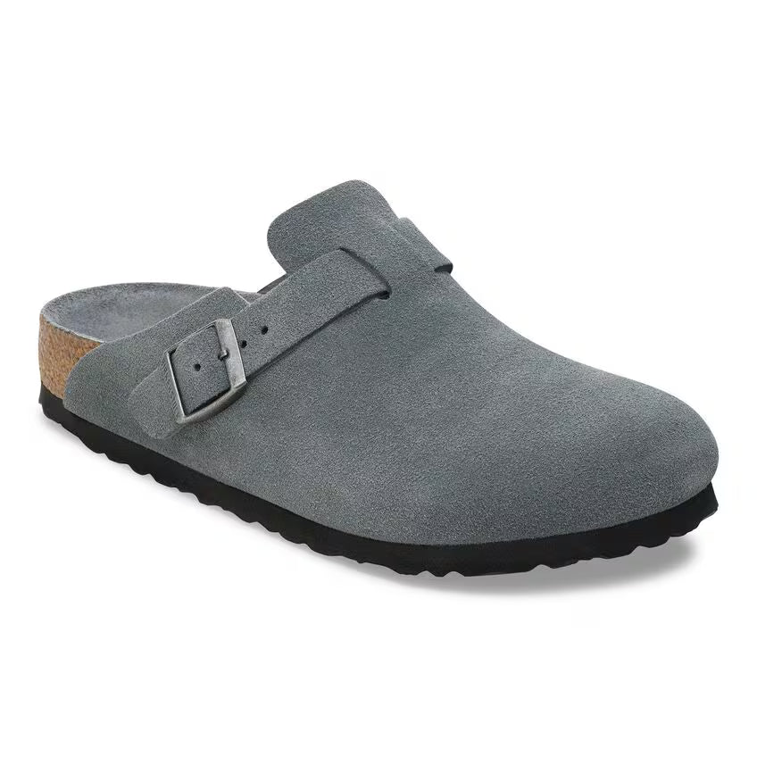 Birkenstock Boston Soft Footbed Suede Leather