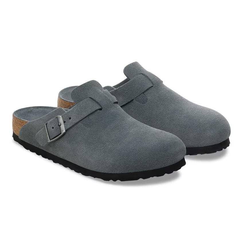 Birkenstock Boston Soft Footbed Suede Leather