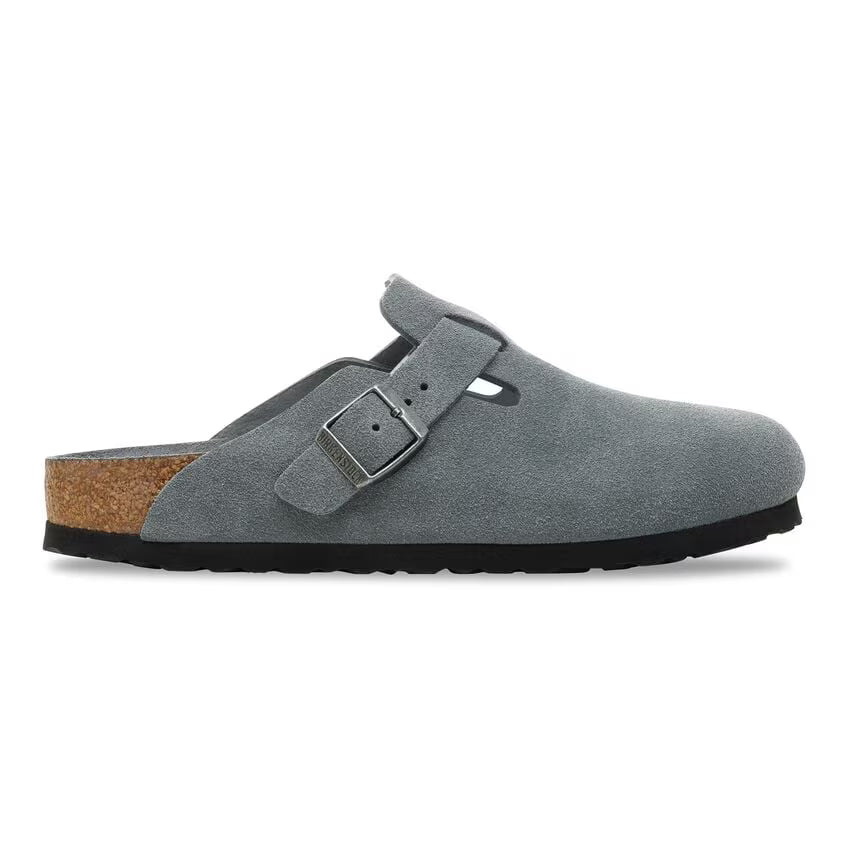 Birkenstock Boston Soft Footbed Suede Leather