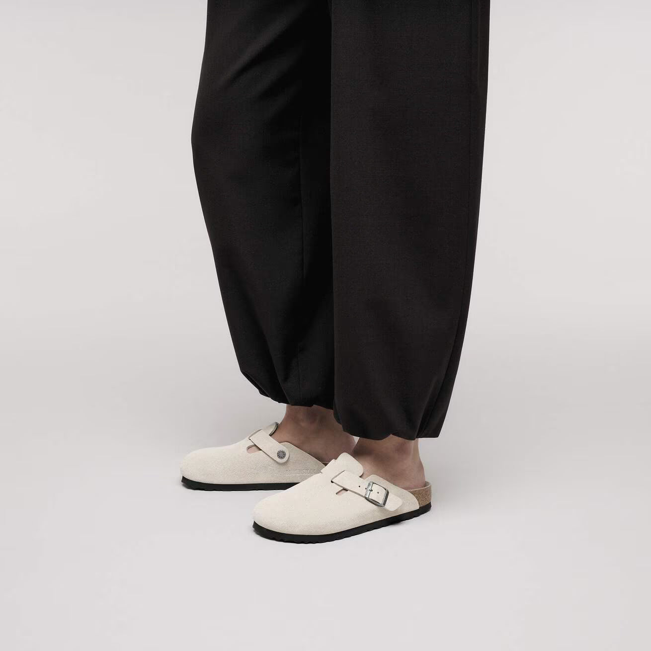 Birkenstock Boston Soft Footbed Suede Leather