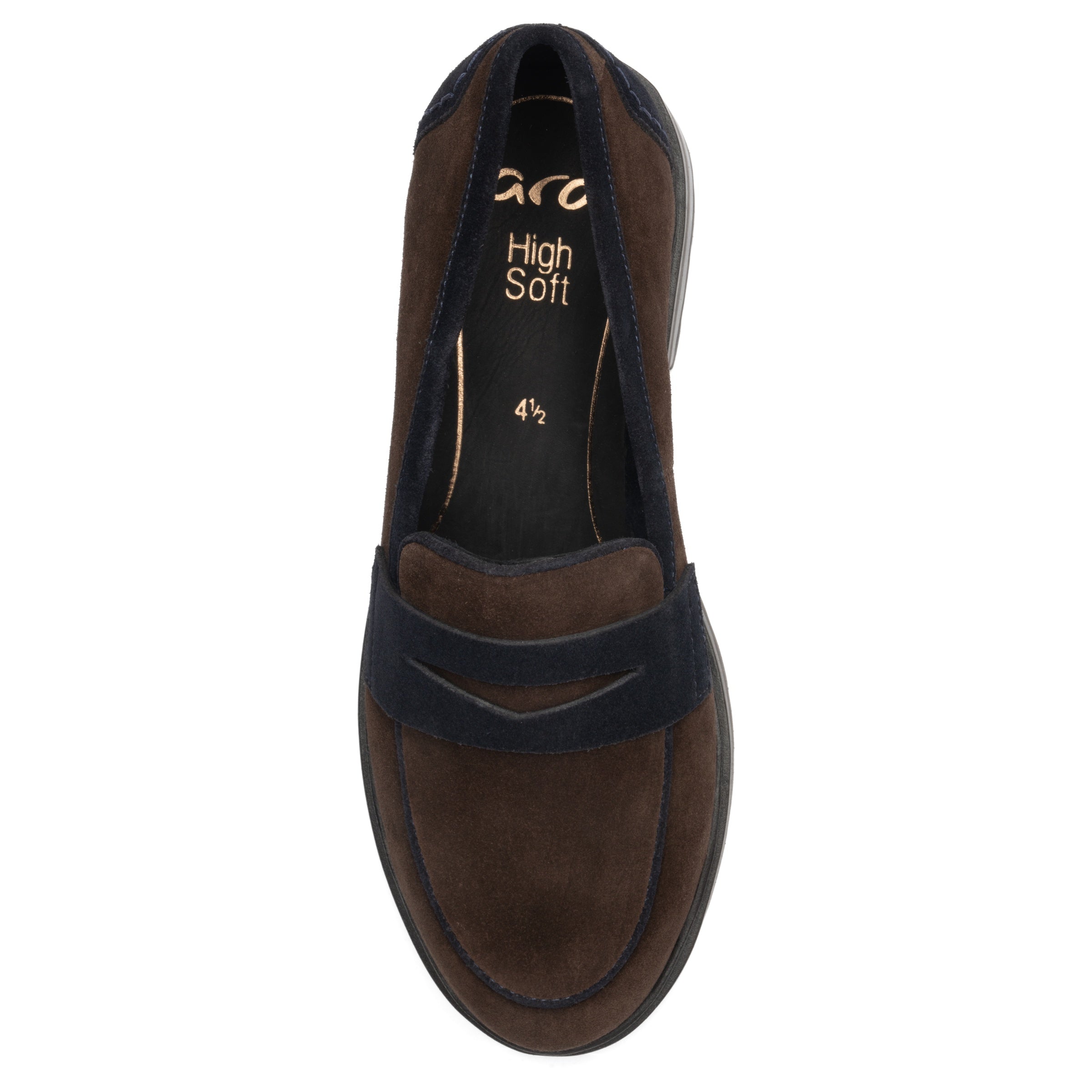ARA SHOES Caladium Loafer Suede Leather