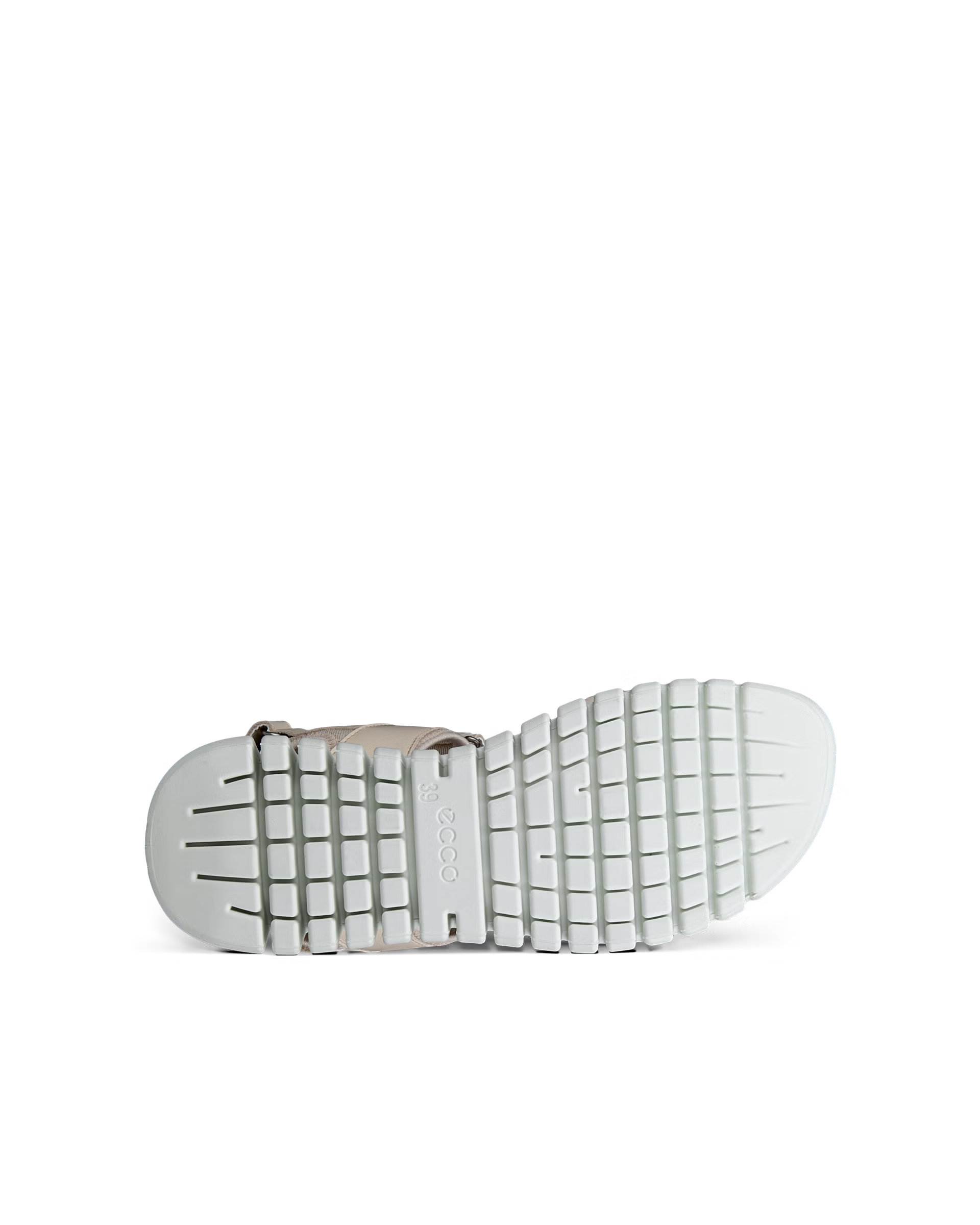SANDALES FEMME ECCO GRUUV SOL LEA CUIR CALCAIRE