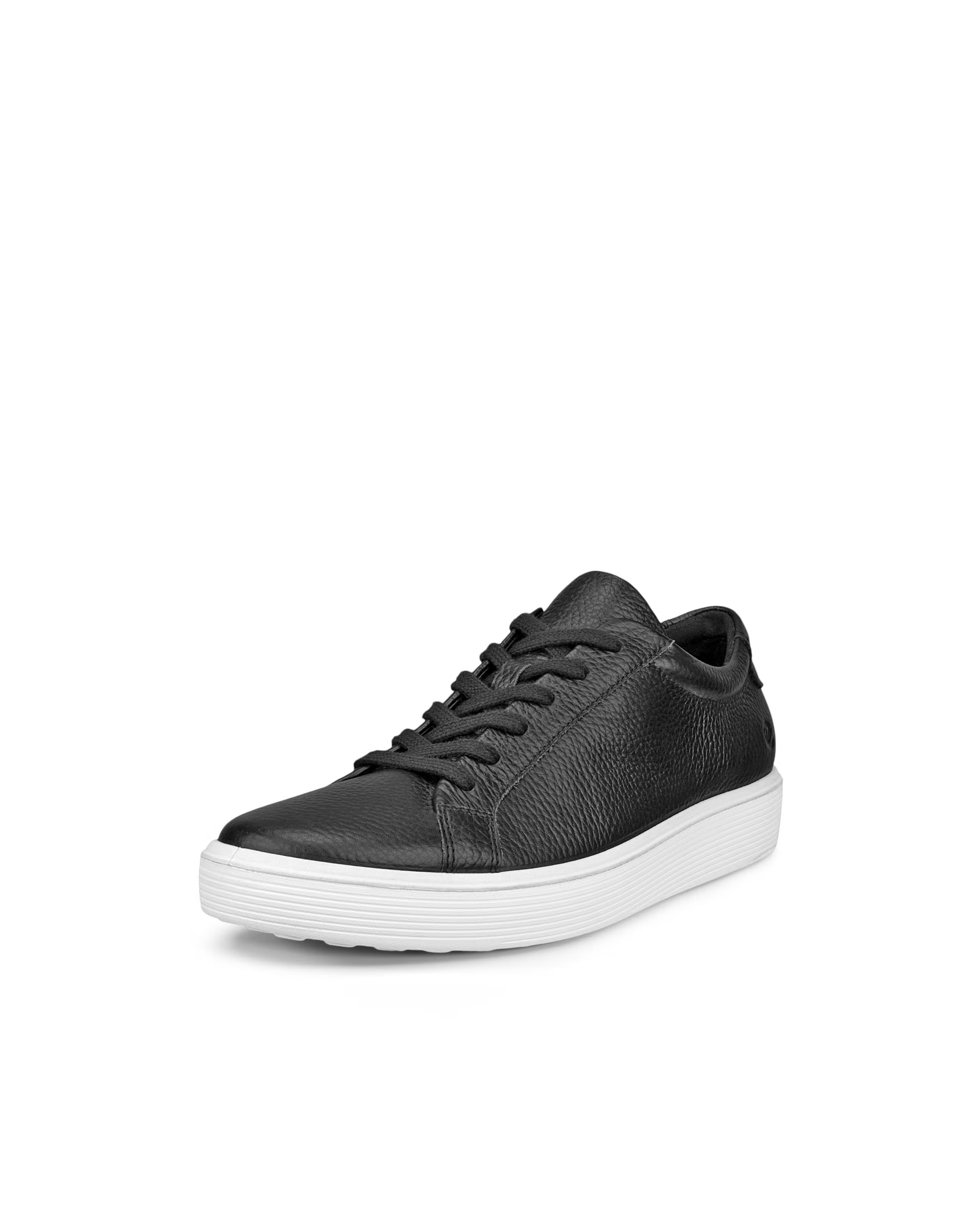 Baskets à lacets ECCO SOFT 60 pour femme en cuir noir