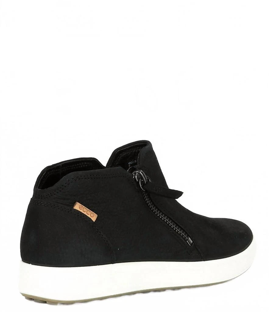 ECCO SOFT 7 FEMME NOIR/POUDRE CHAGALL/SAMBAL