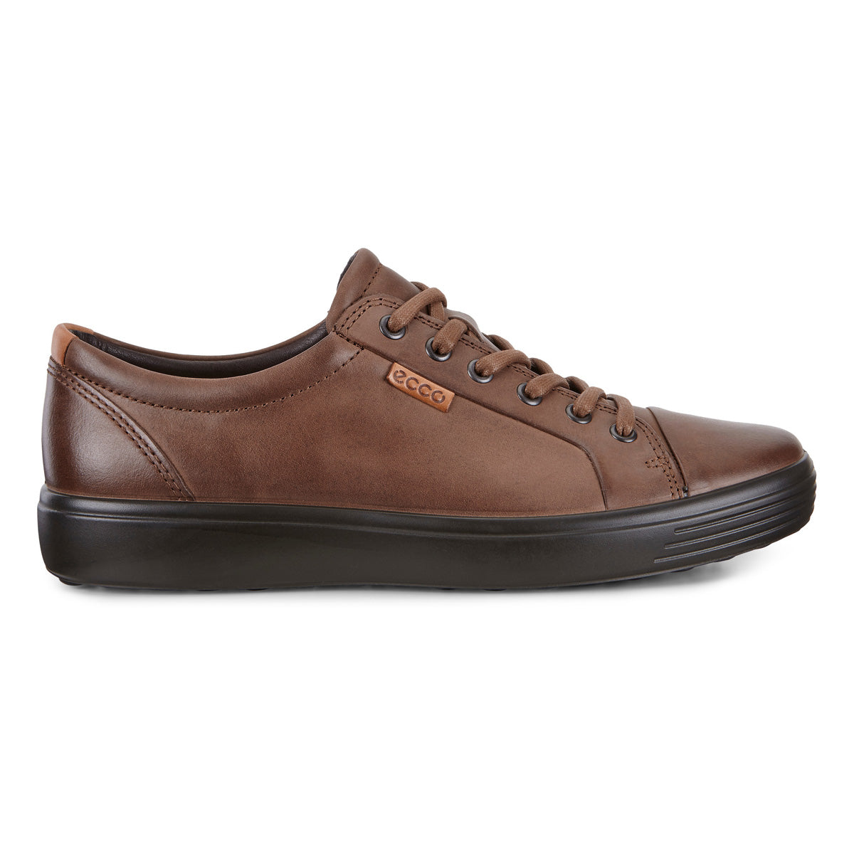 ECCO SOFT 7 SNEAKER LACE UP BROWN