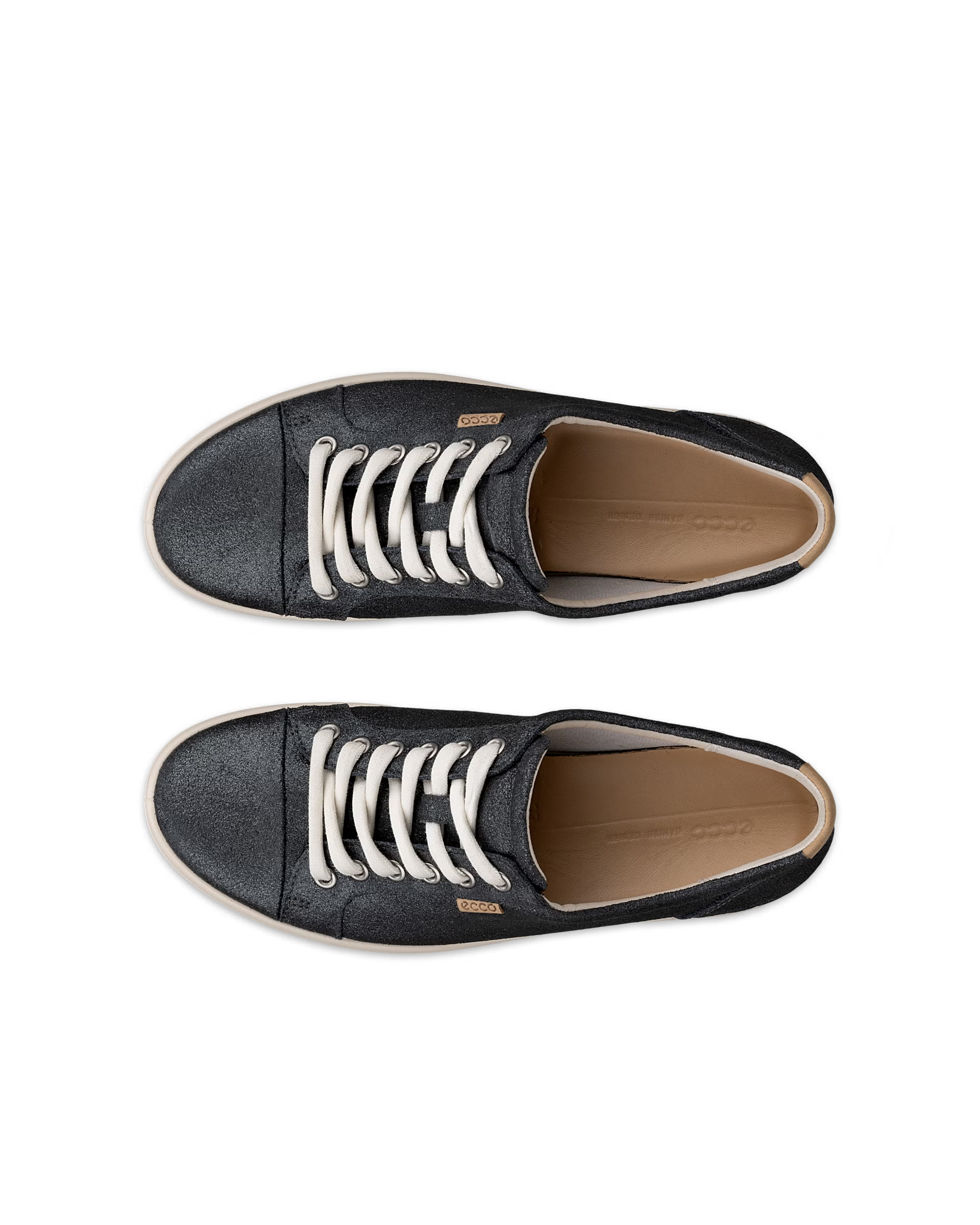 Baskets à lacets ECCO SOFT 7 W argentées et lourdes