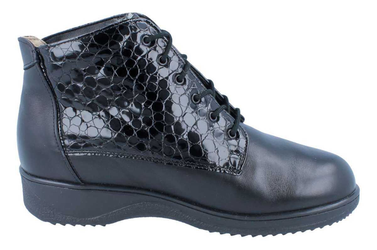 FINN COMFORT FLACHAU BLACK FROG