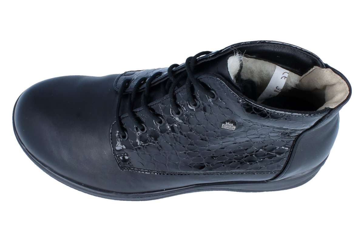 FINN COMFORT FLACHAU BLACK FROG