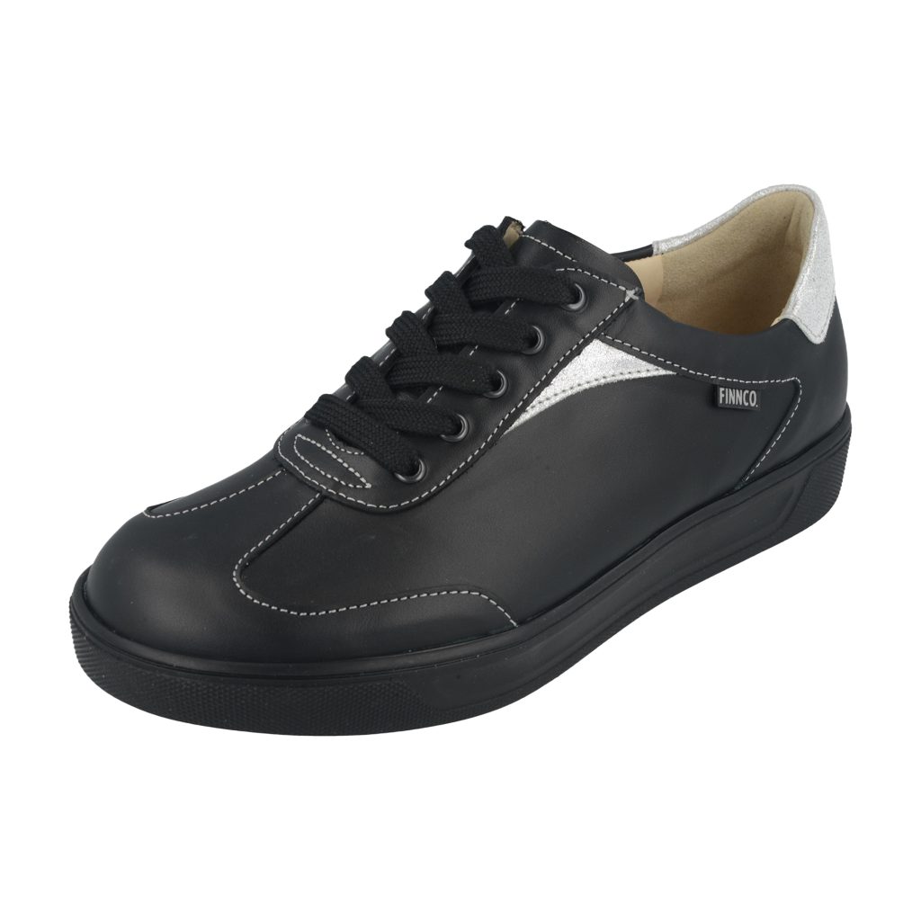 FINN COMFORT INTERLAGOS SNEAKER BLACK SILVER SHOP BUY ONLINE FOOT SENATION