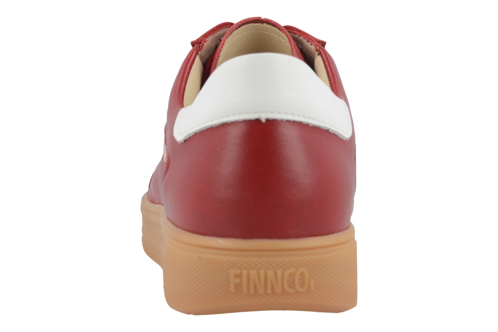 BASKETS FINN COMFORT INTERLAGOS À LACETS POMODORE/BLANC