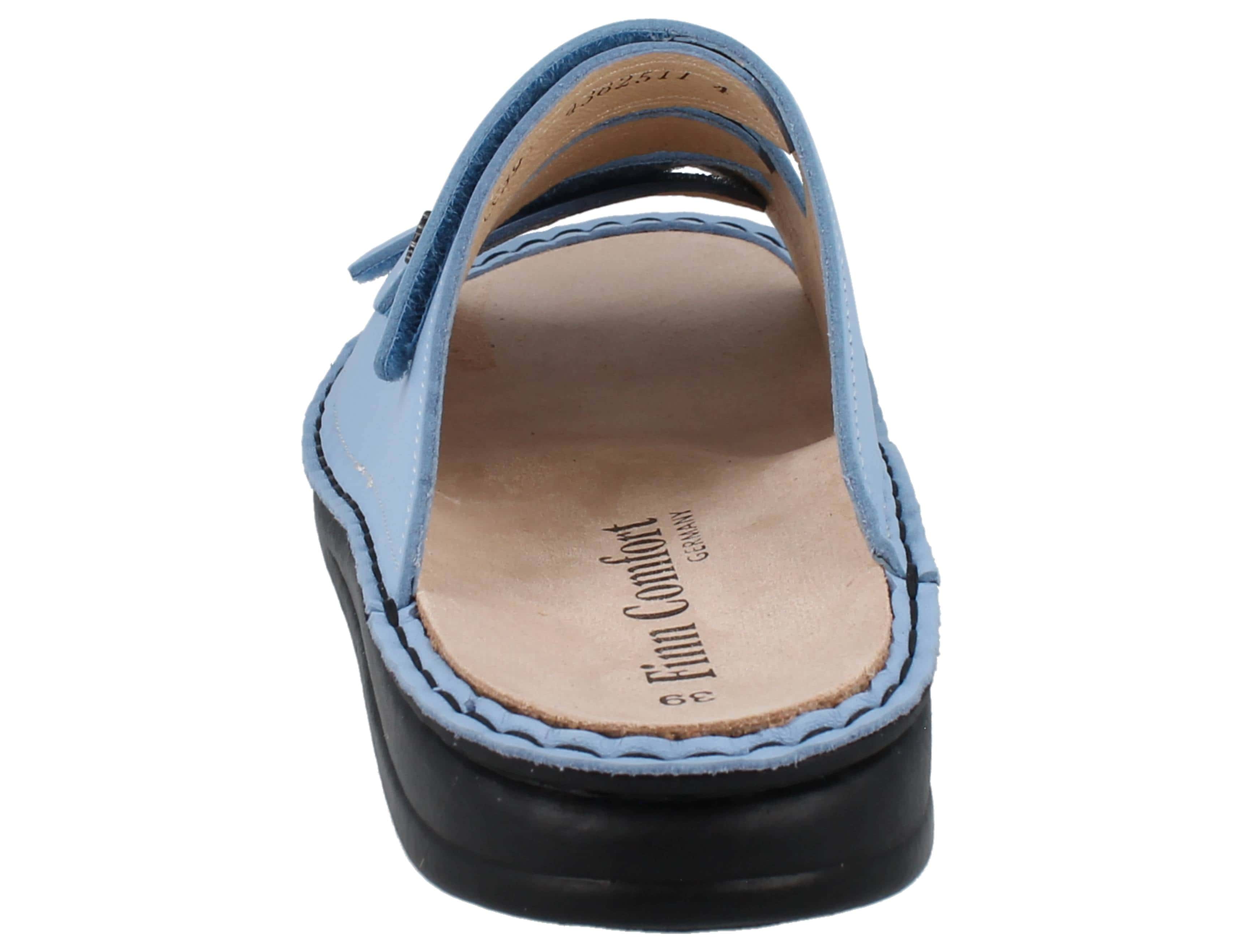 SANDALE FINN COMFORT KORFU BLEU NUBE
