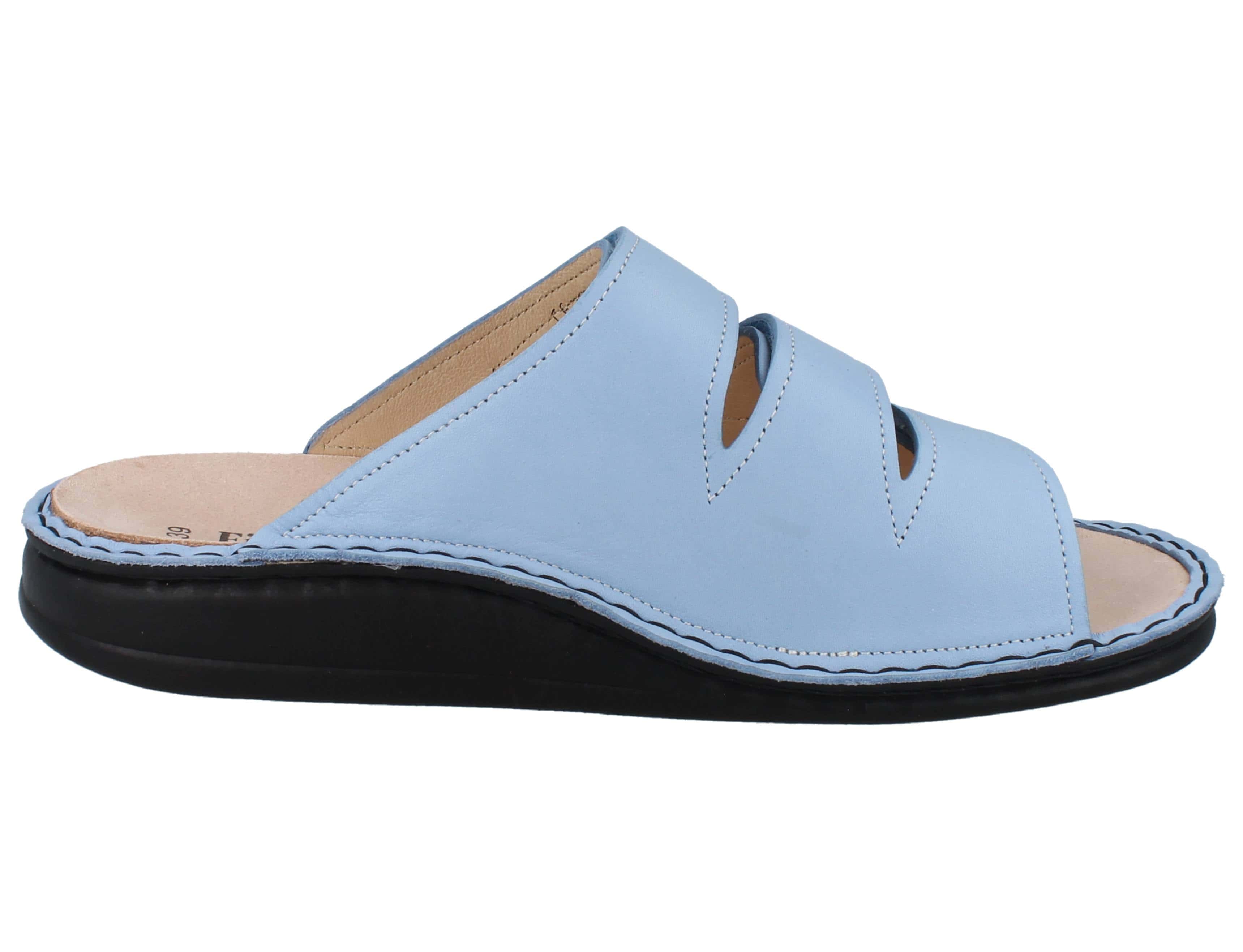 SANDALE FINN COMFORT KORFU BLEU NUBE
