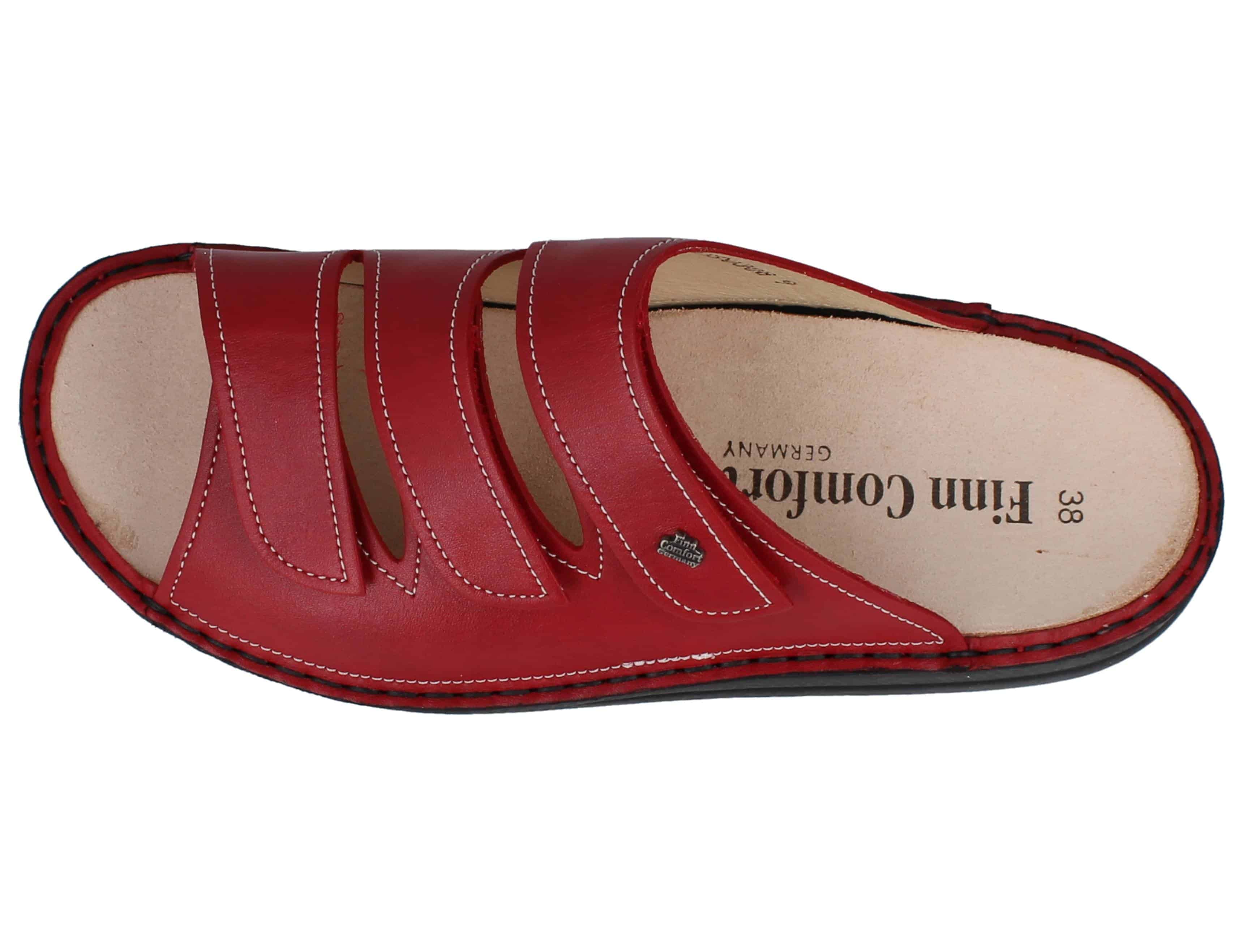 SANDALE FINN COMFORT KORFU POMODORE