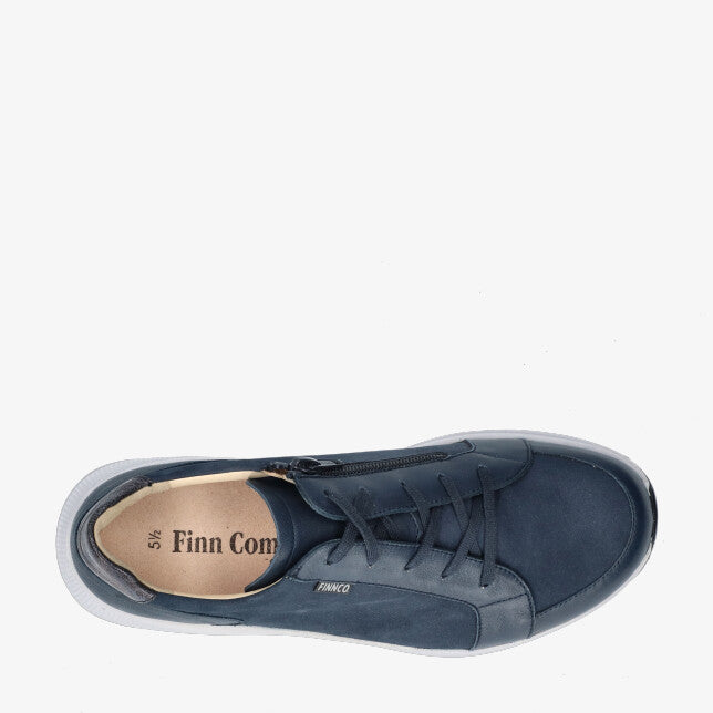 FINN COMFORT LAFAYETTE BLEU MARINE/PLATINE FLORENTIN/NUBUCK