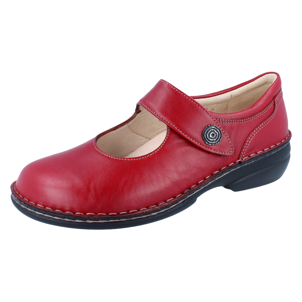 FINN COMFORT LAVAL MARY JANE CAMPARI ARENA RED