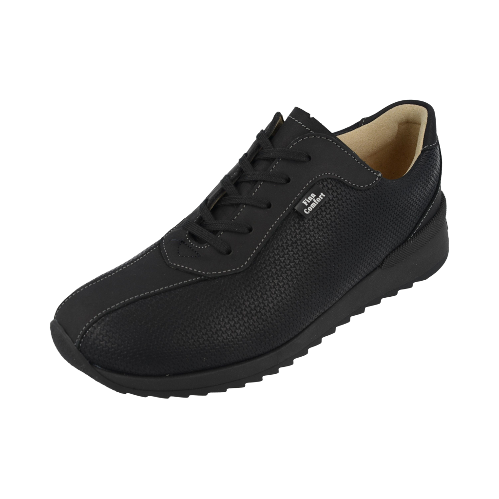 FINN COMFORT MELK SOFT WOMEN'S SNEAKER BLACK NURI