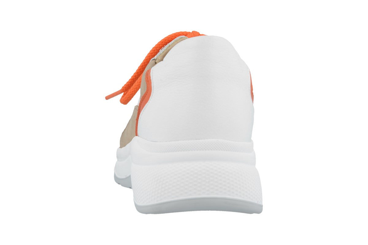 FINN COMFORT PICCADILLY BLANC/ORANGE