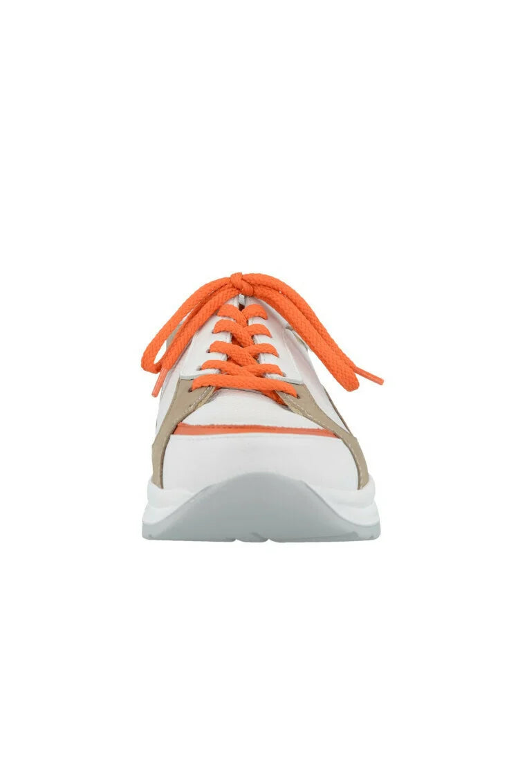 FINN COMFORT PICCADILLY BLANC/ORANGE