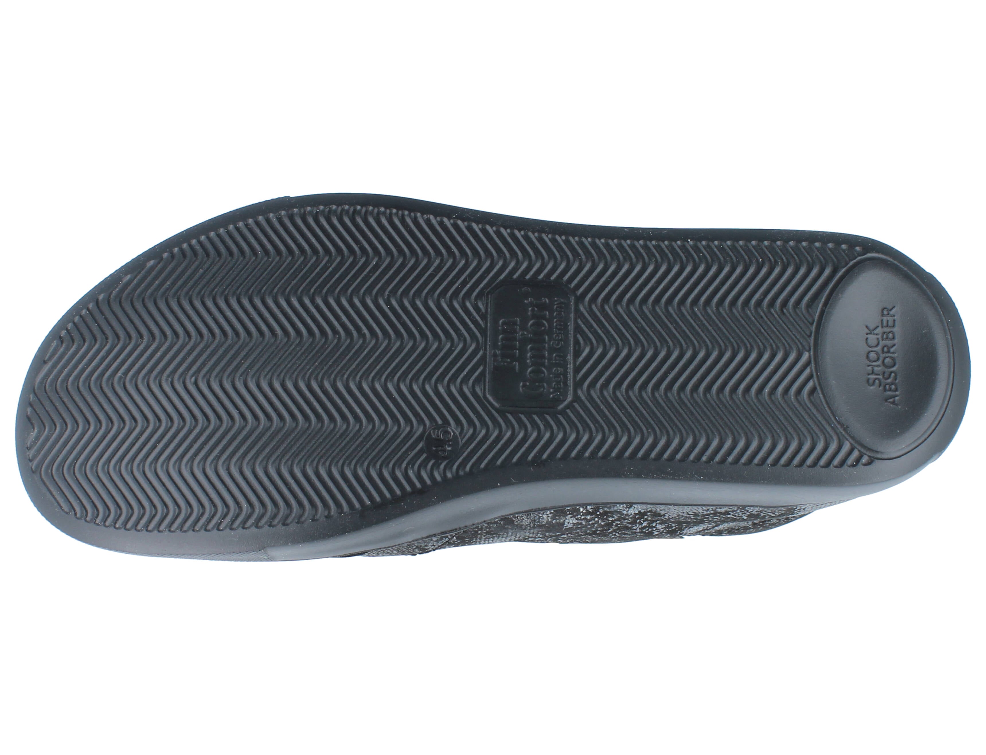 FINN COMFORT PISCO NERO ARGENT (FERMETURE ÉCLAIR)