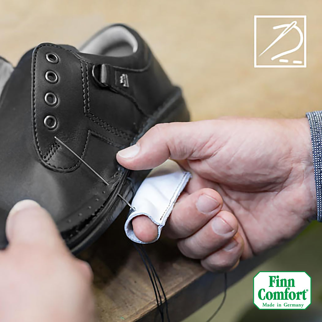 CHAUSSURES FINN COMFORT ASIAGO À LACETS NOIRES SIRIO