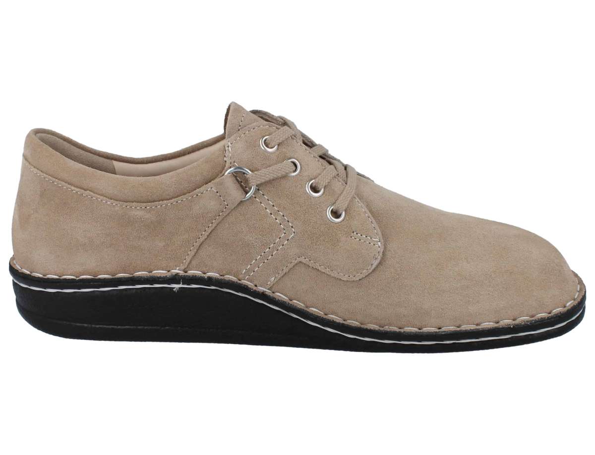 FINN COMFORT VAASA À LACETS EN DAIM TAUPE