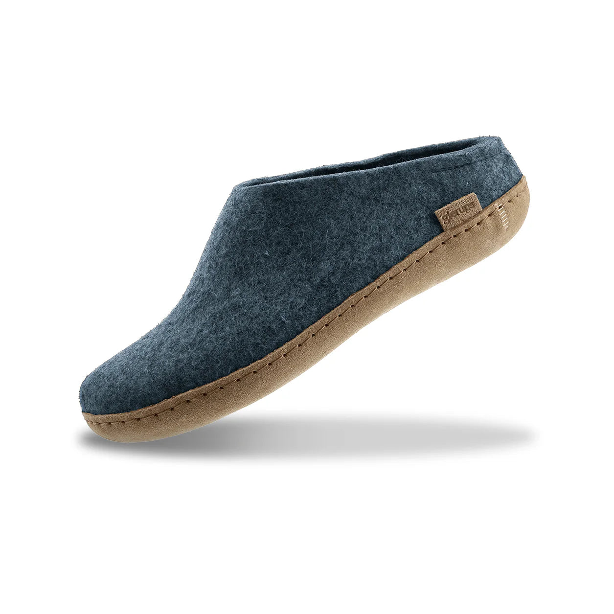 PANTOUFLES GLERUPS SLIP ON PANTOUFLES EN CUIR DENIM
