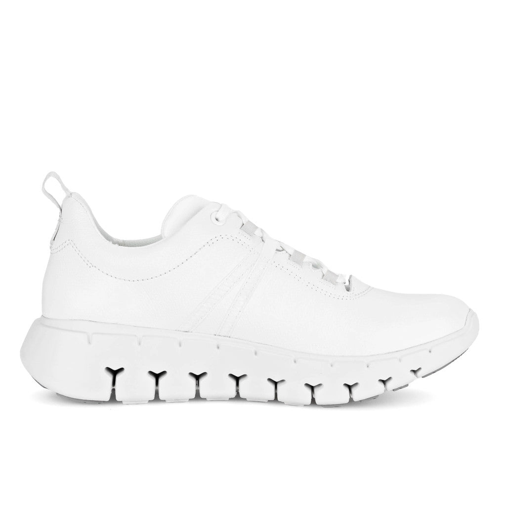 White sneaker on a white background