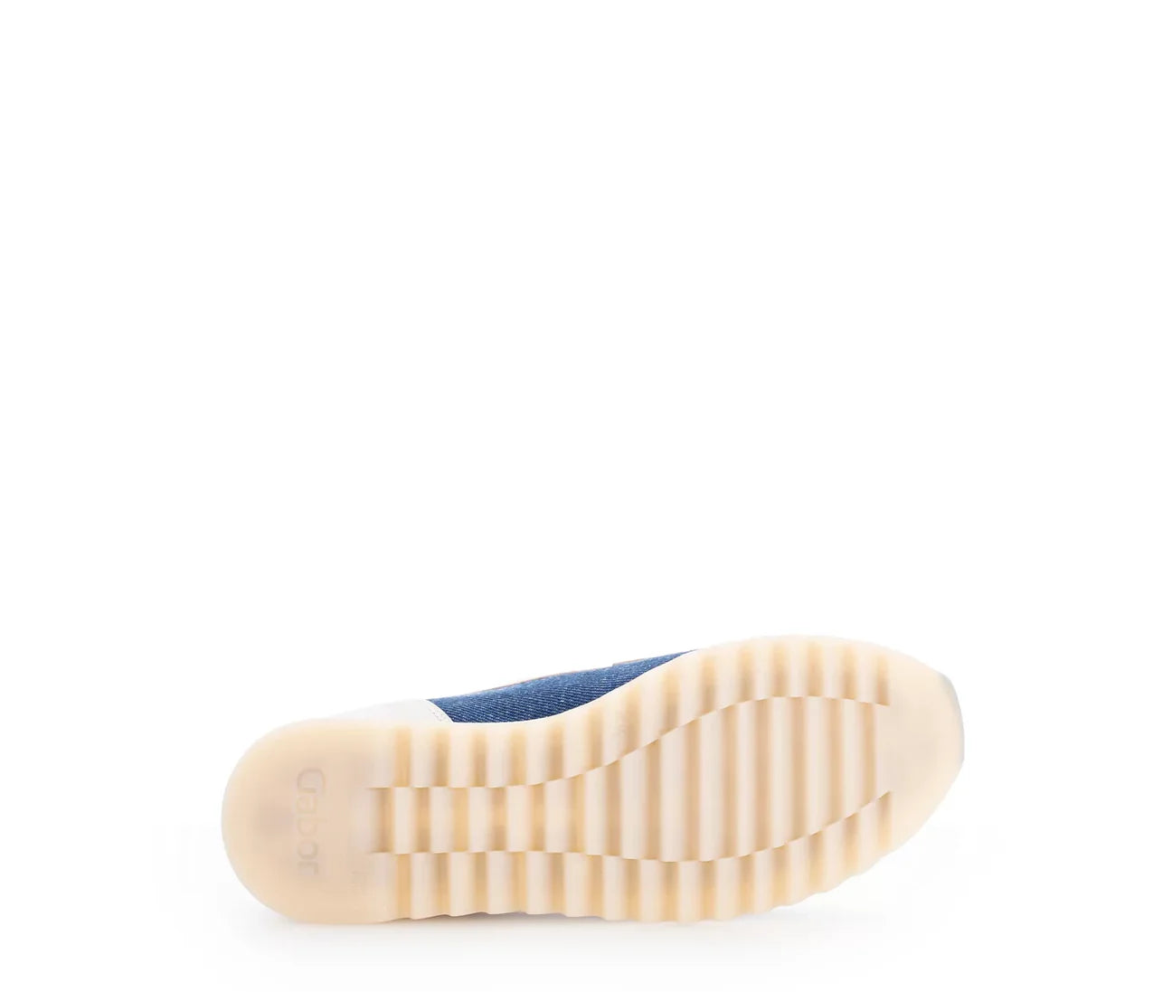 MOCASSINS GABOR CHAÎNE 43 471 46 BLEU DENIM CRÈME