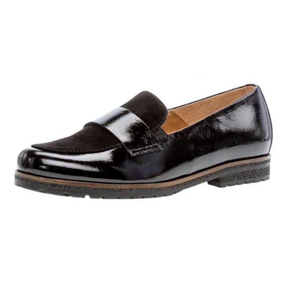 GABOR PATENT LEATHER LOAFER