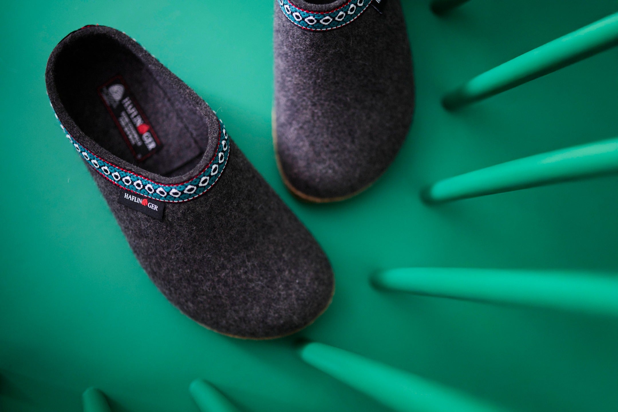 HAFLINGER CLASSIC GRIZZLY SLIPPERS