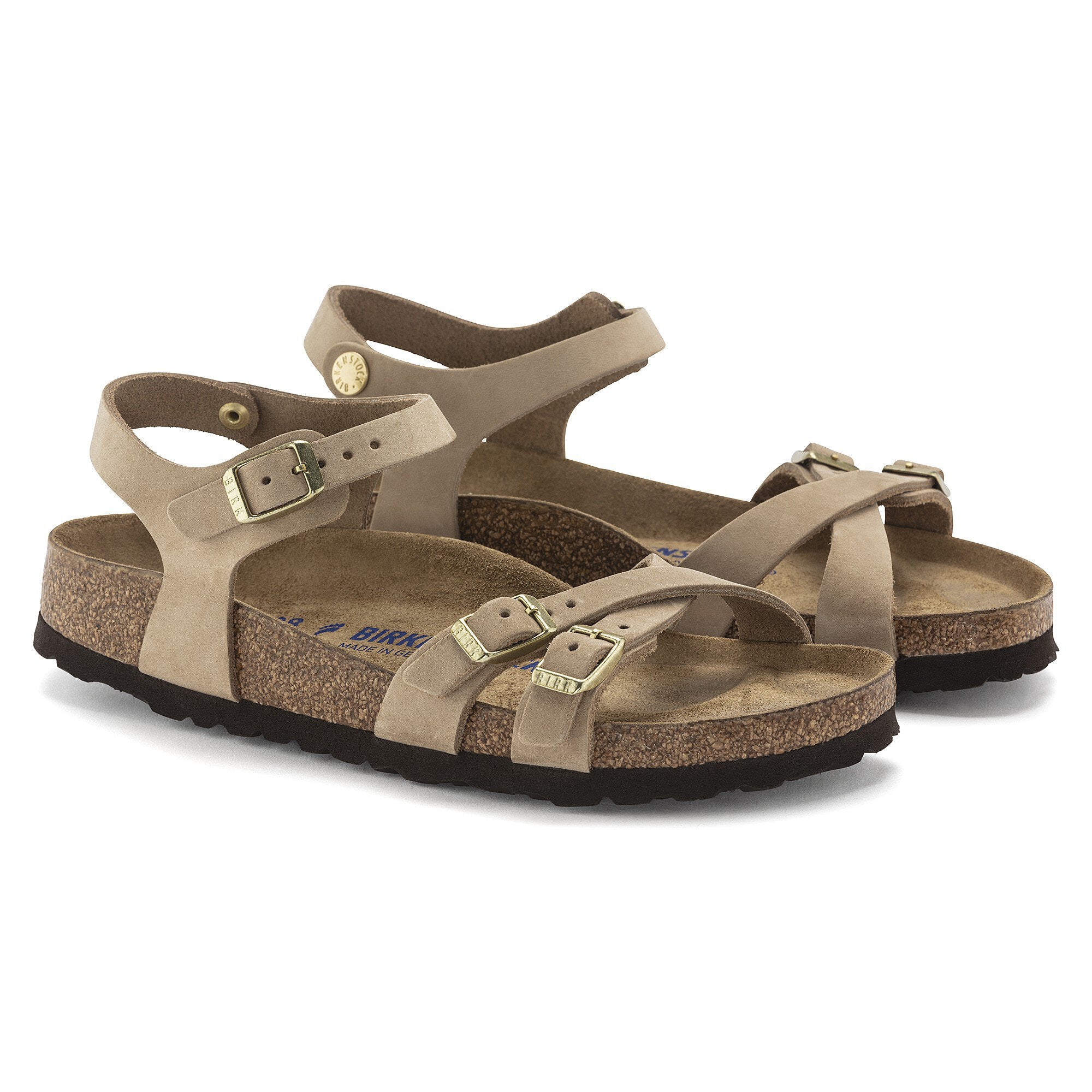 BIRKENSTOCK KUMBA SFB SANDCASTLE CUIR NUBUCK