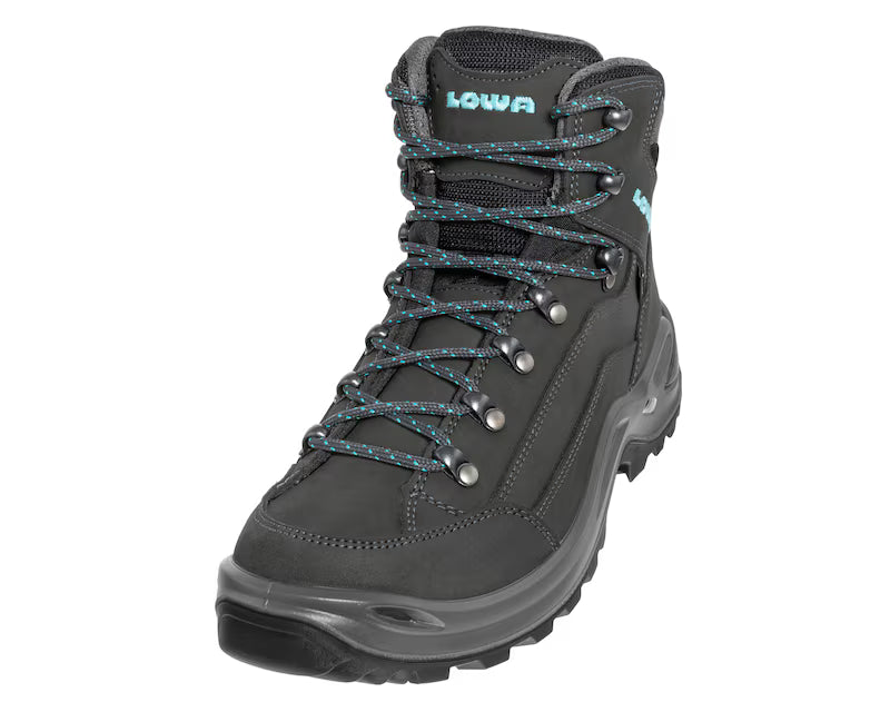 LOWA RENEGADE GTX MID WS ASPHALTE/TURQUOISE